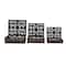 Hello Honey® Espresso Carved Reclaimed & Mango Wood Nesting Boxes Set